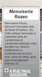 Mobile Screenshot of menuiserie-rozec.com