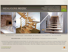 Tablet Screenshot of menuiserie-rozec.com